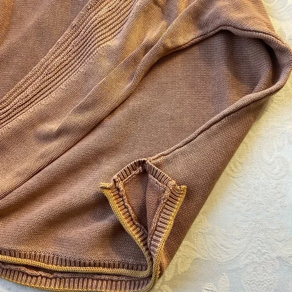 Carbon 2 Cobalt 100% Cotton Pullover Cable Knit Sweater Mens Size Medium - Picture 7 of 9